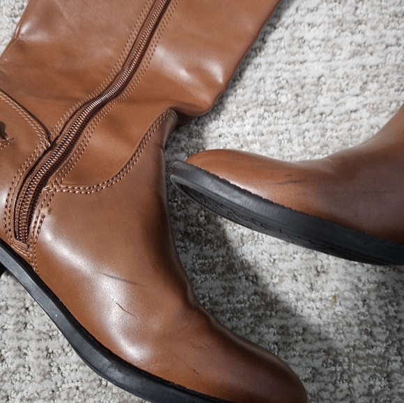 Sam & Libby brown vegan leather boots - Picture 6 of 6